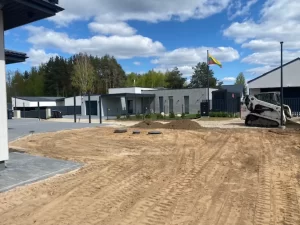 Sklypo formavimas prieš želdinimą