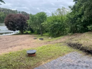 Sklypo formavimas su pereinamaisiais šlaitais