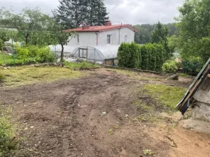 Sklypo formavimas su pereinamaisiais šlaitais