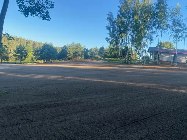 Sklypo paruošimas vejos sėjimui