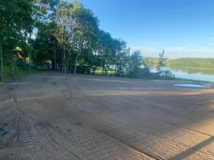Sklypo paruošimas vejos sėjimui