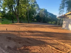Sklypo paruošimas vejos sėjimui