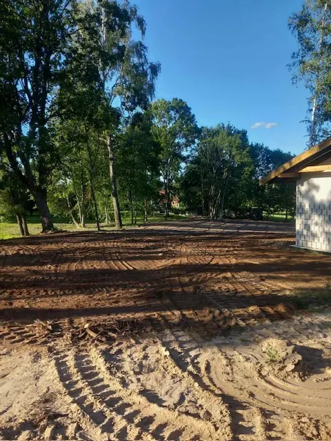 Sklypo paruošimas vejos sėjimui