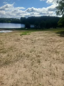 Sklypo paruošimas vejos sėjimui
