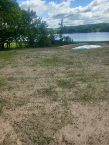 Sklypo paruošimas vejos sėjimui