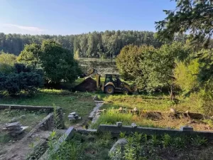 Sklypo formavimas su pereinamaisiais šlaitais