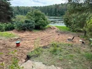 Sklypo formavimas su pereinamaisiais šlaitais