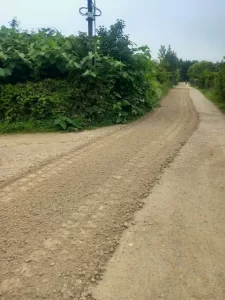 Kelio atnaujinimas su grunto paruošėju ir volavimu