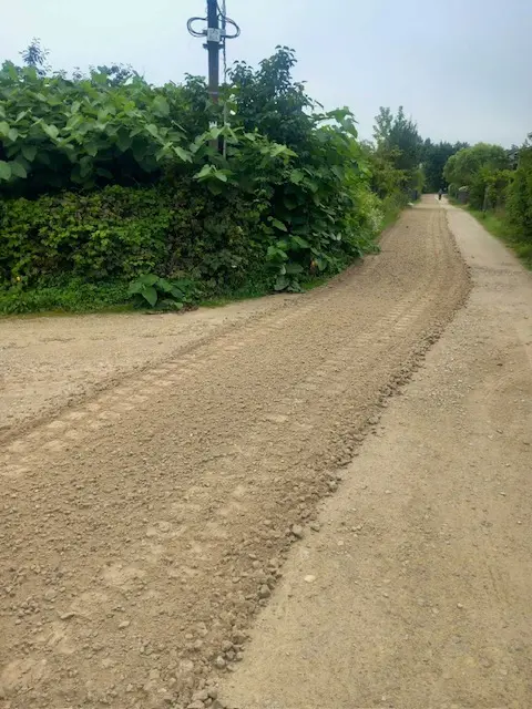 Kelio atnaujinimas su grunto paruošėju ir volavimu